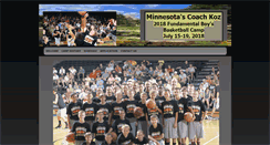 Desktop Screenshot of coachkozbasketballcamp.com